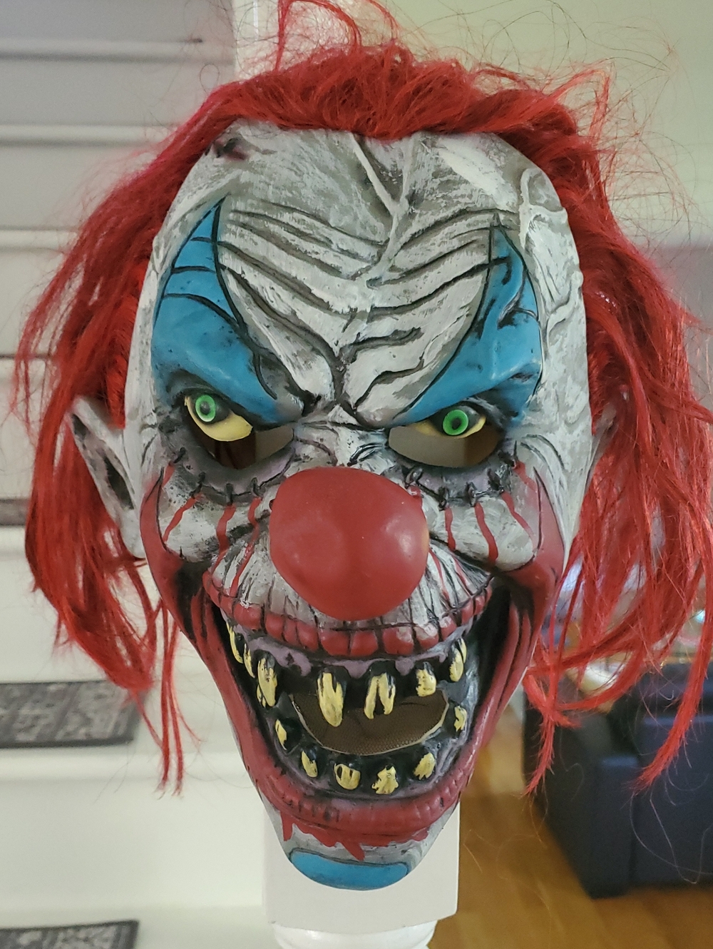 Terrifying Creepy Spooky Killer Clown Latex Halloween Mask